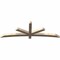 Ekena Millwork Alberta Smooth Timber Gable Bracket, Douglas Fir, 84"W x 28"H x 3 1/2"D x 3 1/2"F, 8/12 Pitch GBW084X28X0404ALB00SDF - alternate 2
